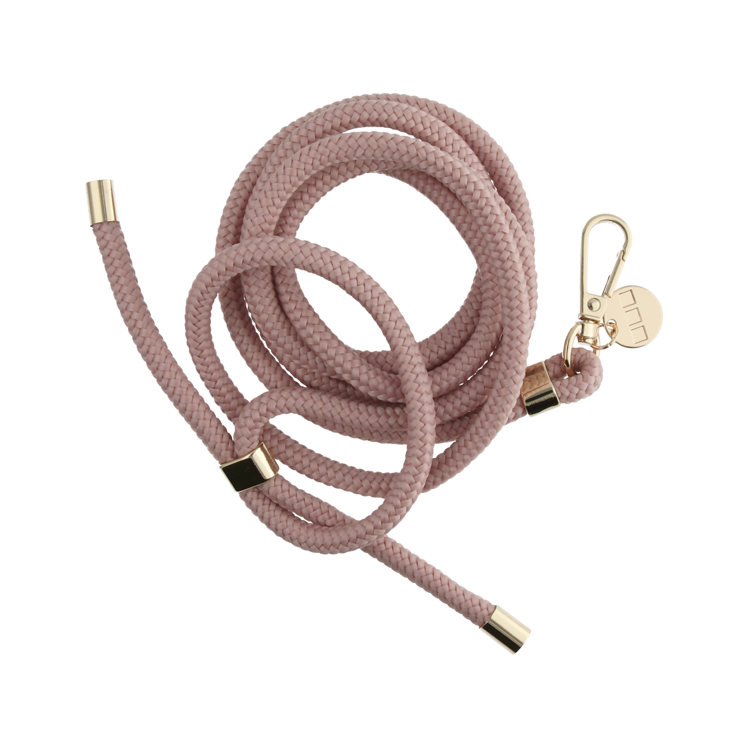 Cordon téléphone Longa - rose - or