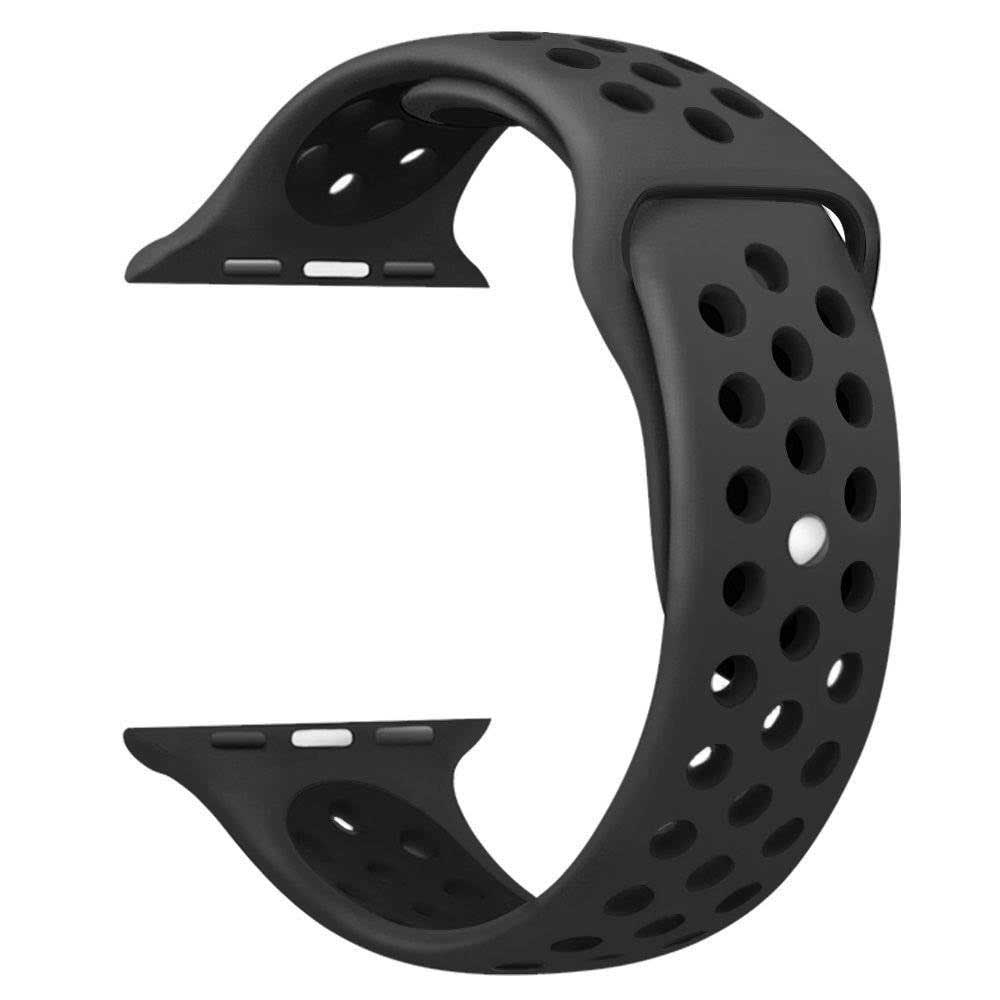 Bracelet sport double Apple Watch - brun noir