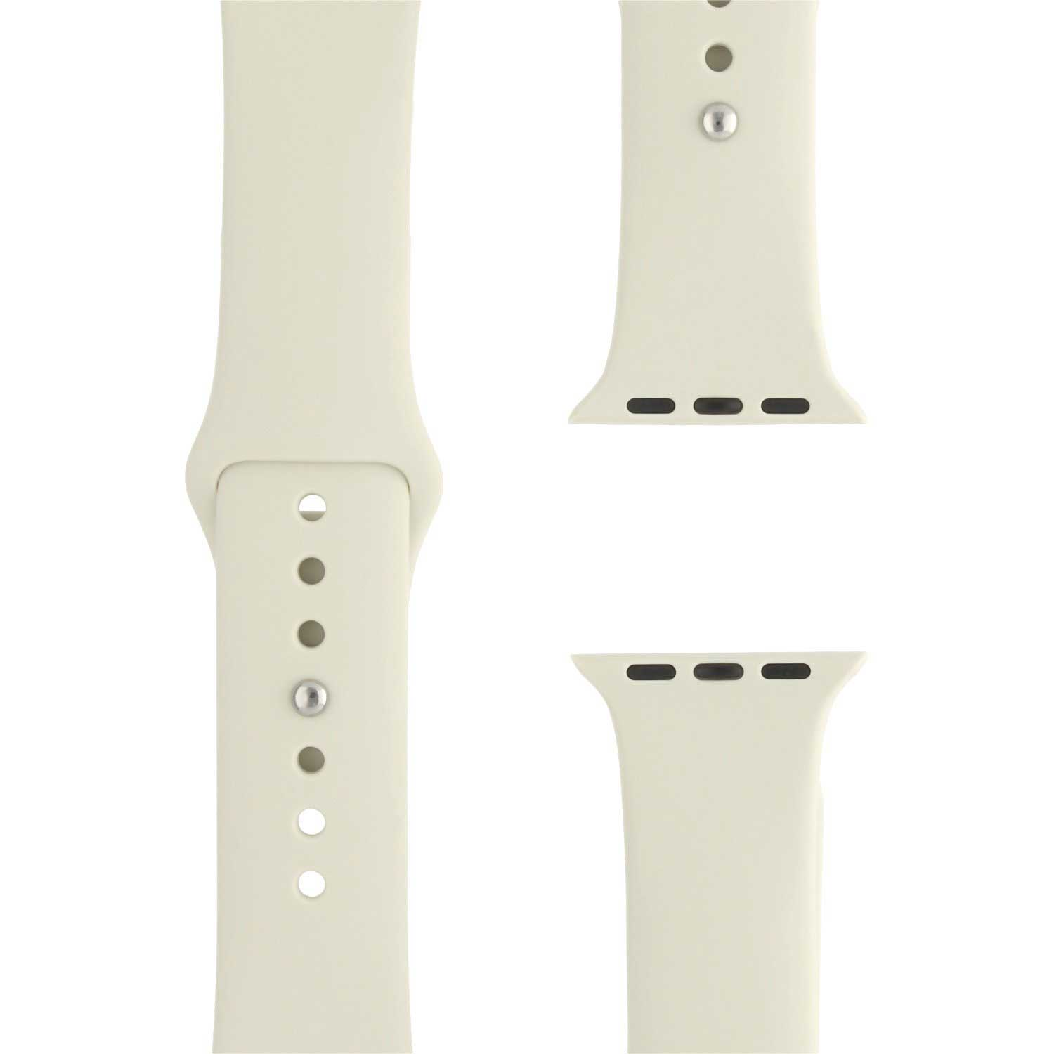 Bracelet sport Apple Watch - blanc antique