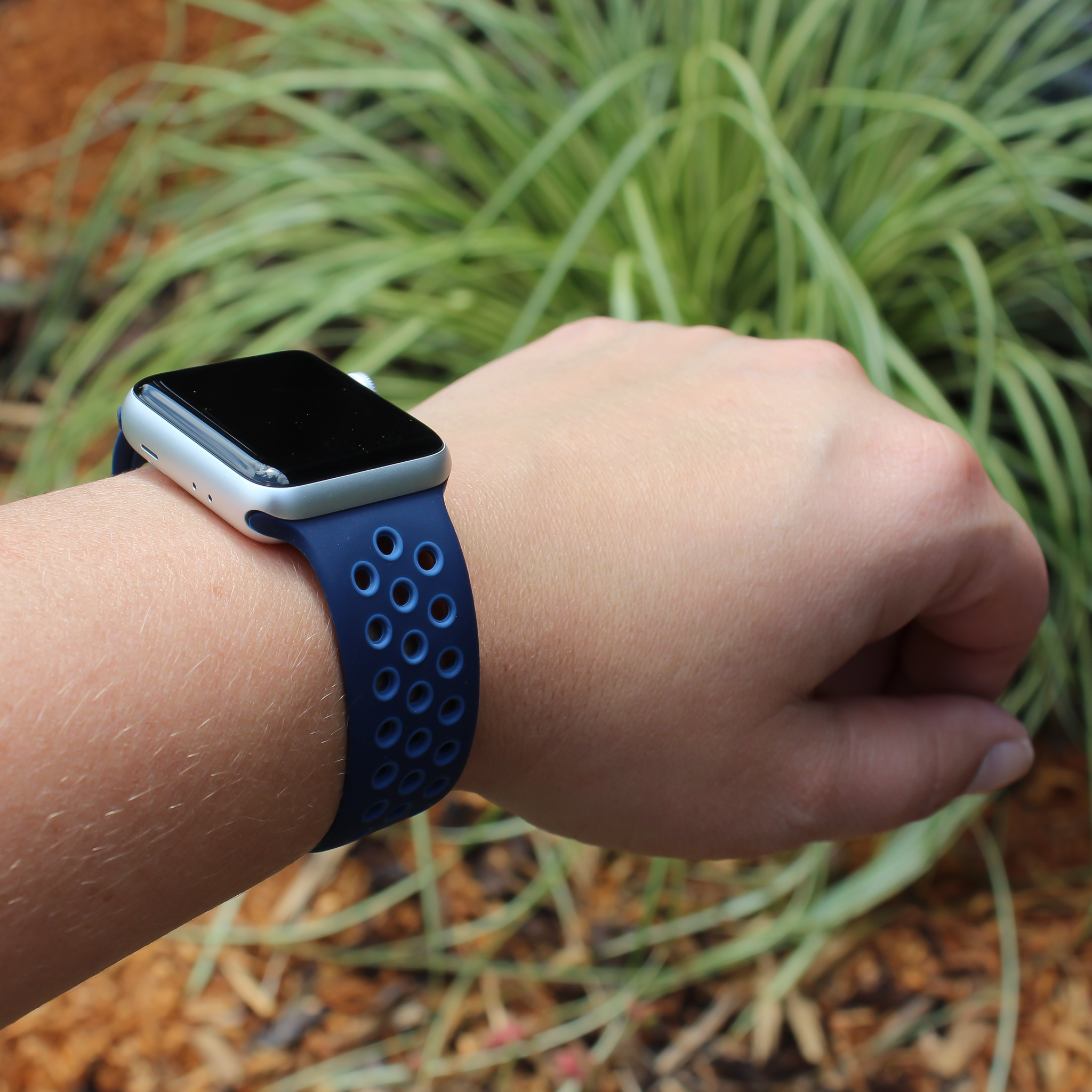 Bracelet sport double Apple Watch - marine de minuit