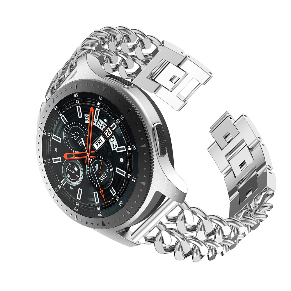 Bracelet acier cow-boy Huawei Watch GT - argent