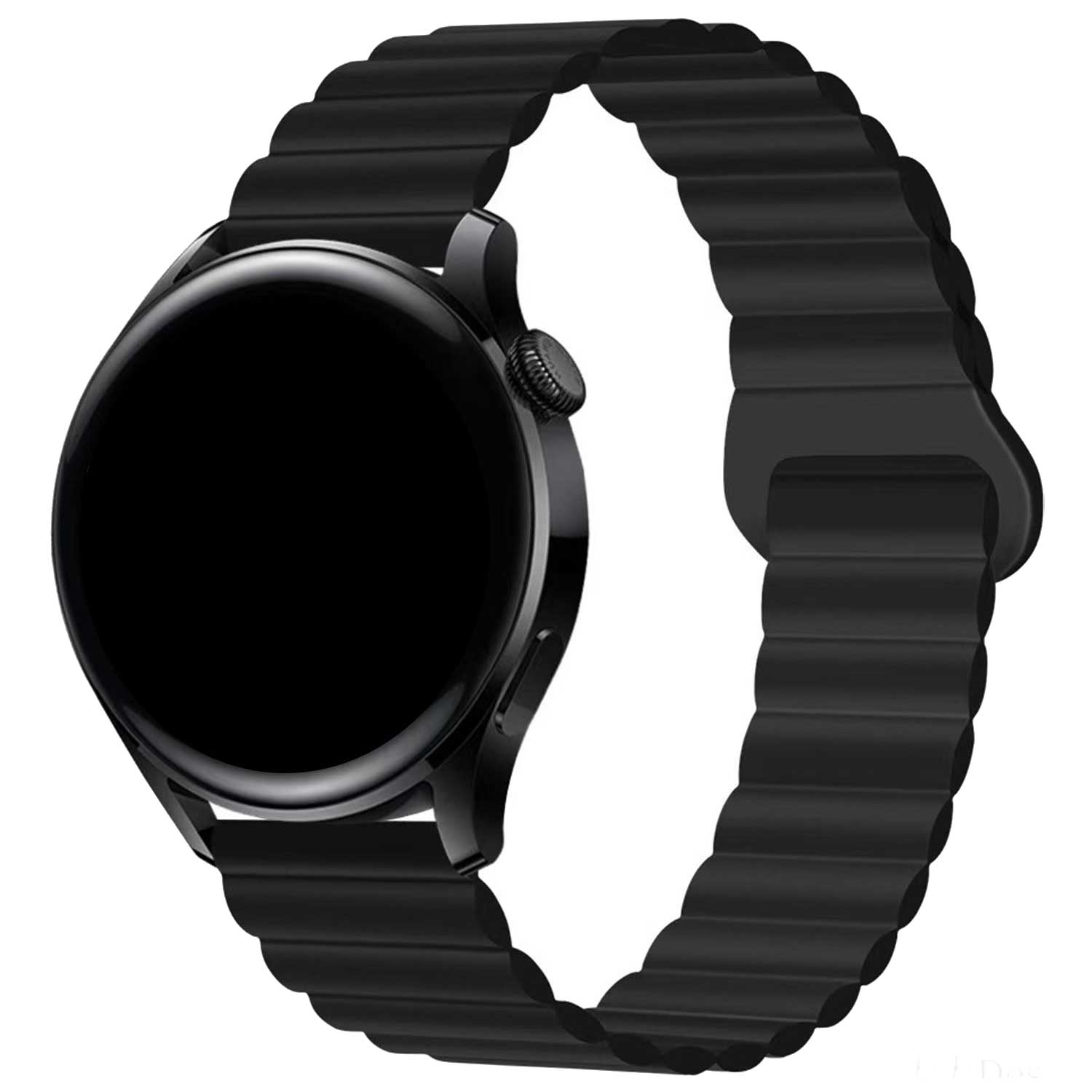 Bracelet magnétique en silicone pour Samsung Galaxy Watch 7 - noir