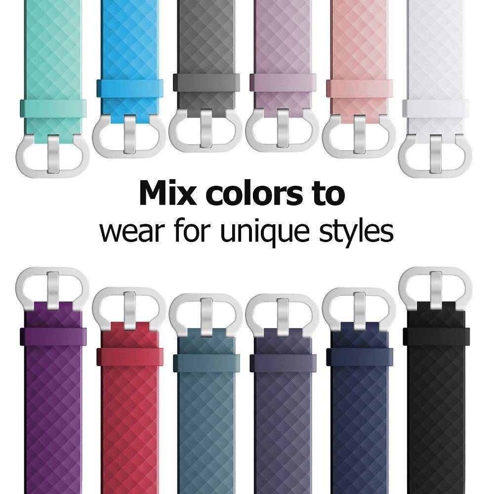 Bracelet sport gaufré Fitbit Charge 3 & 4 - lavande