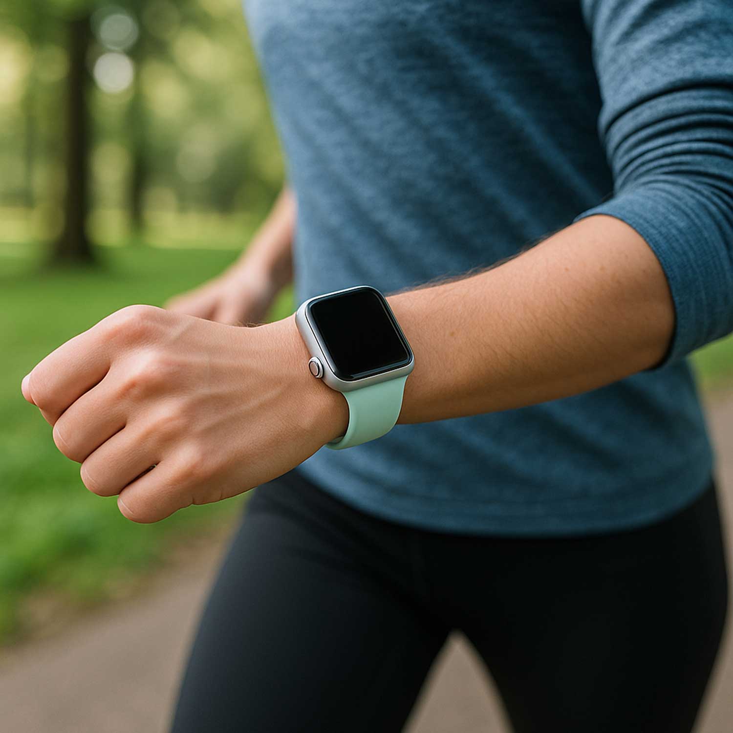 Bracelet sport Apple Watch - Aigue-marine - 7440850394394 - 123watches