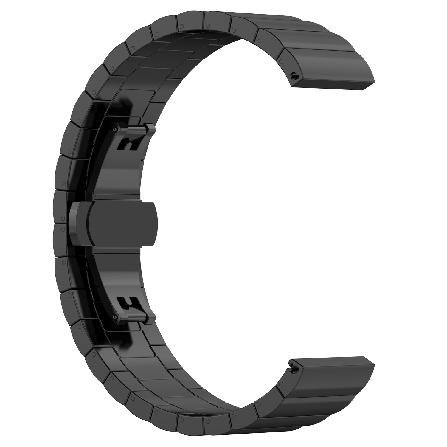 Bracelet acier maillons Samsung Galaxy Watch - noir