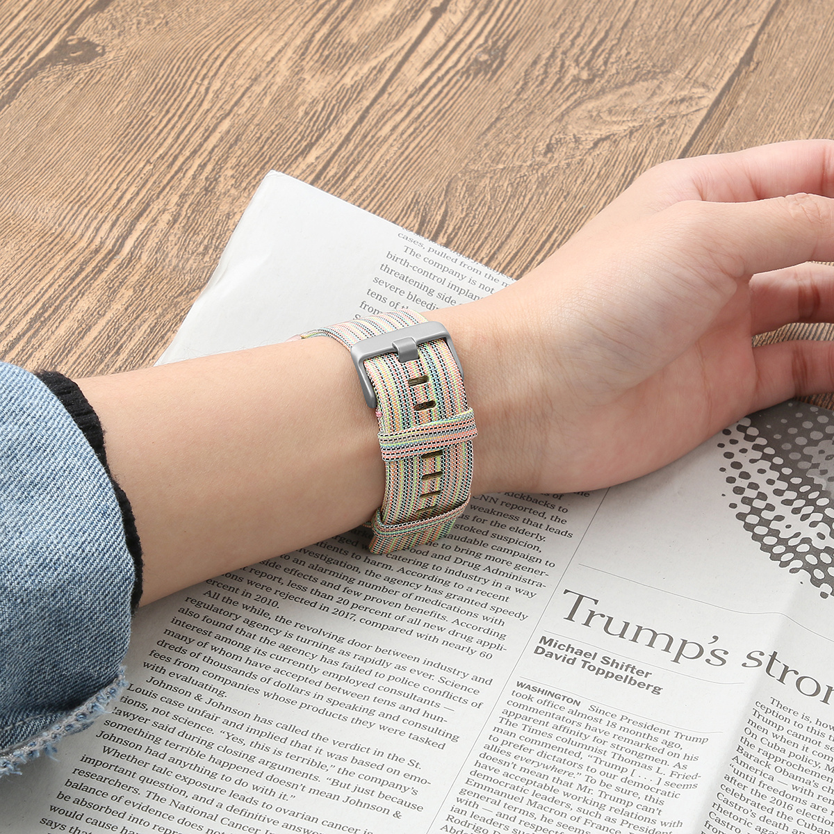 Bracelet boucle sport en nylon Fitbit Versa - coloré