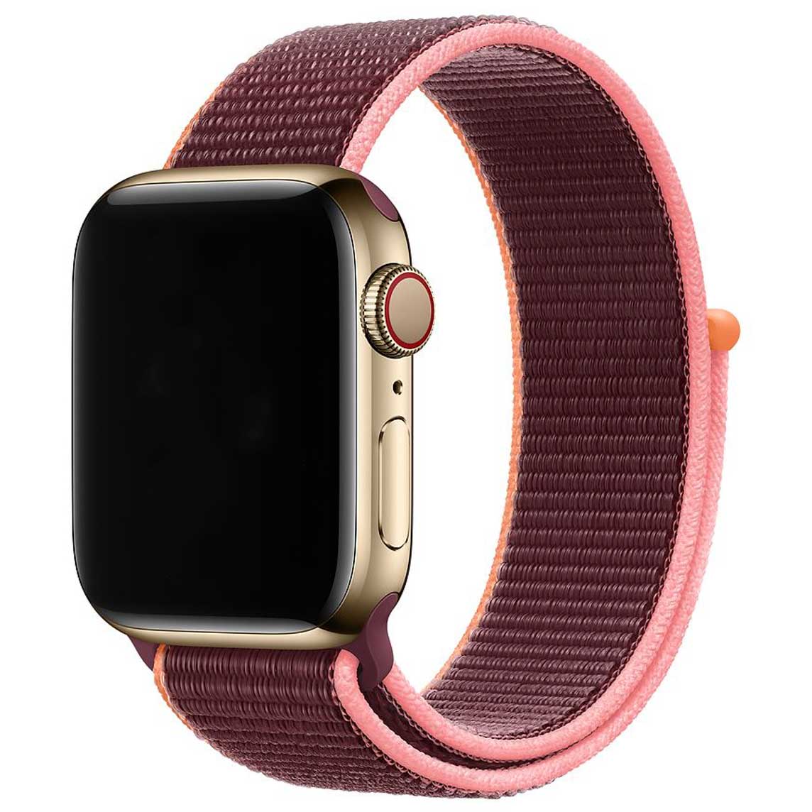 Bracelet boucle sport en nylon Apple Watch sportif - plum