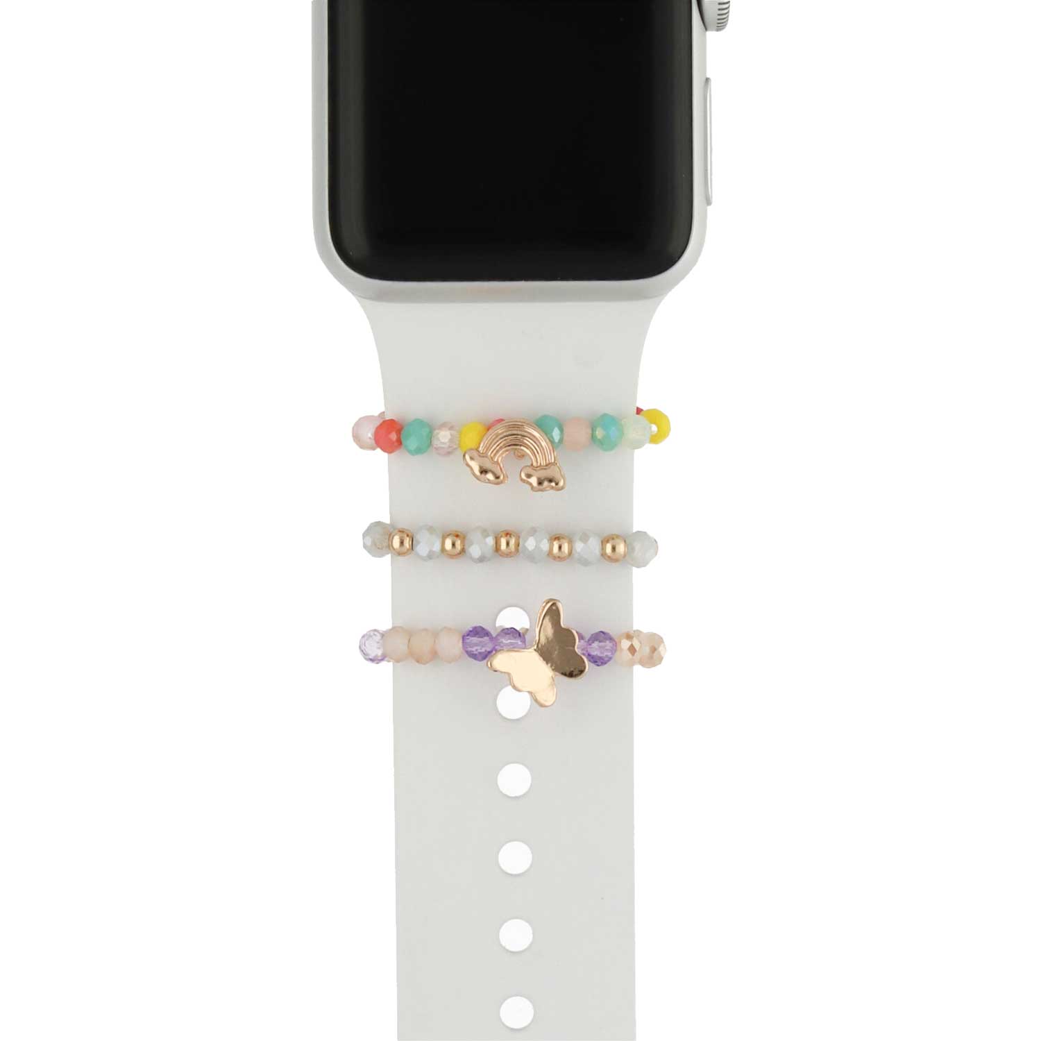 Bijoux Apple Watch - papillon multicolore