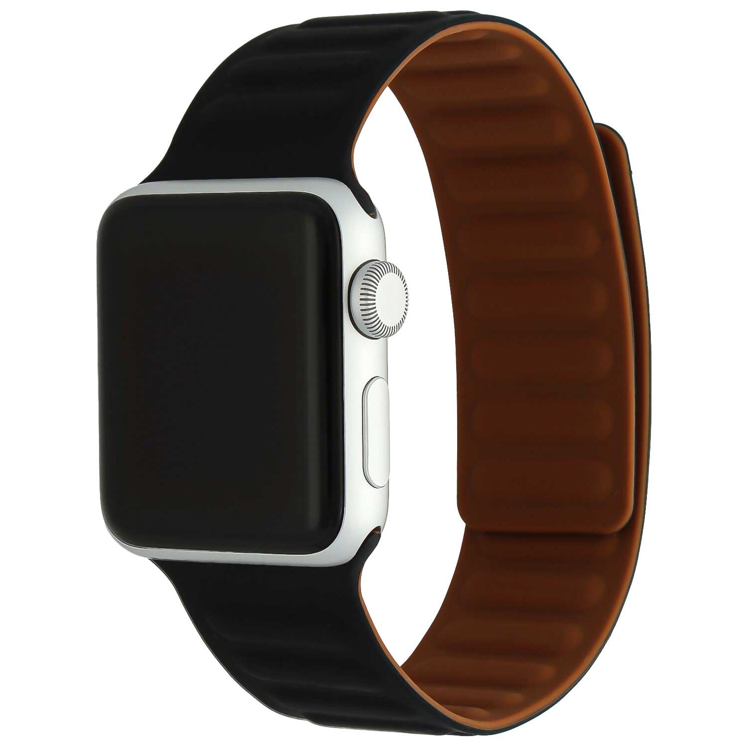 Bracelet sport solo côtelé Apple Watch - noir