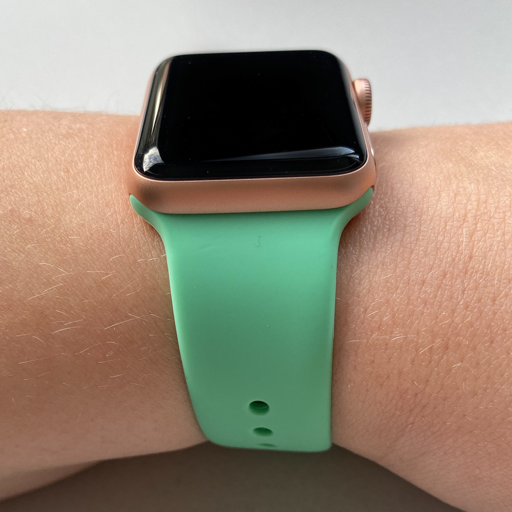 Bracelet sport Apple Watch - menthe vert