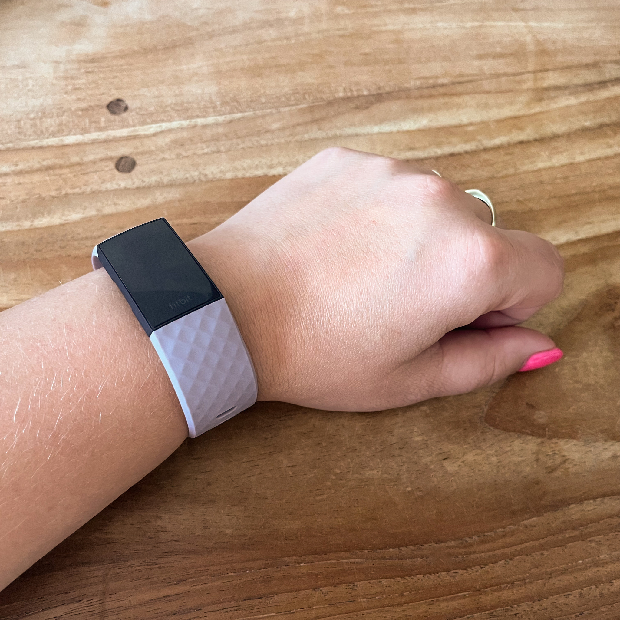 Bracelet sport gaufré Fitbit Charge 3 & 4 - lavande