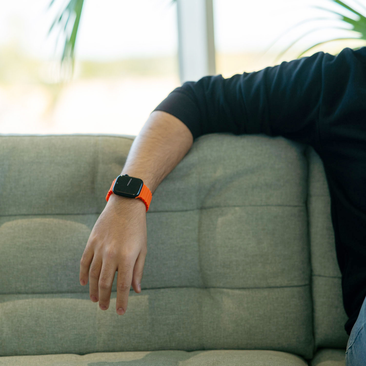 Bracelet sport Océan Apple Watch - orange