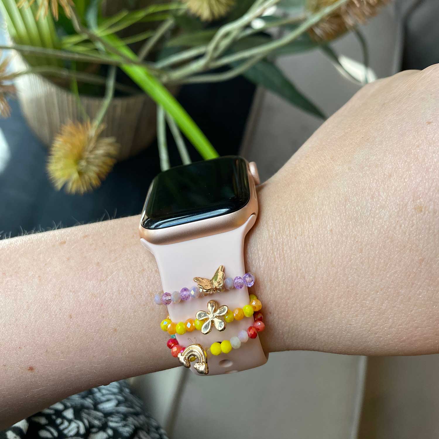 Bijoux Apple Watch - arc-en-ciel multicolore