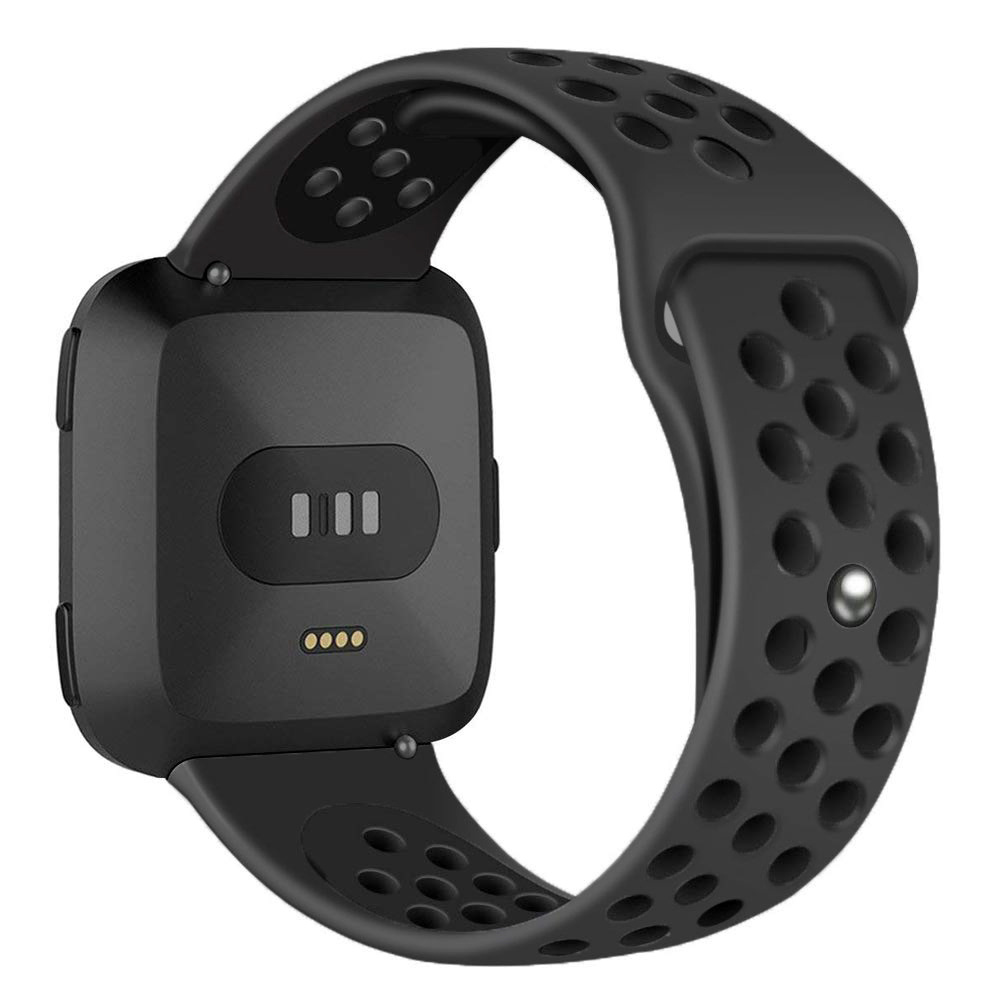 Bracelet sport double Fitbit Versa - noir noir
