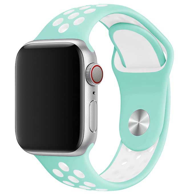 Bracelet sport double Apple Watch - blanc marine