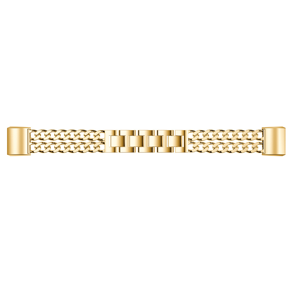 Bracelet acier cow-boy Fitbit Charge 3 & 4 - or