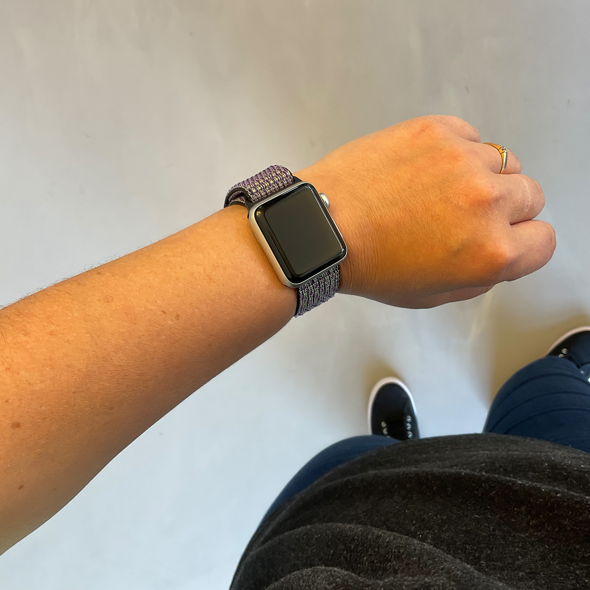 Bracelet boucle sport en nylon Apple Watch - sable du désert volts