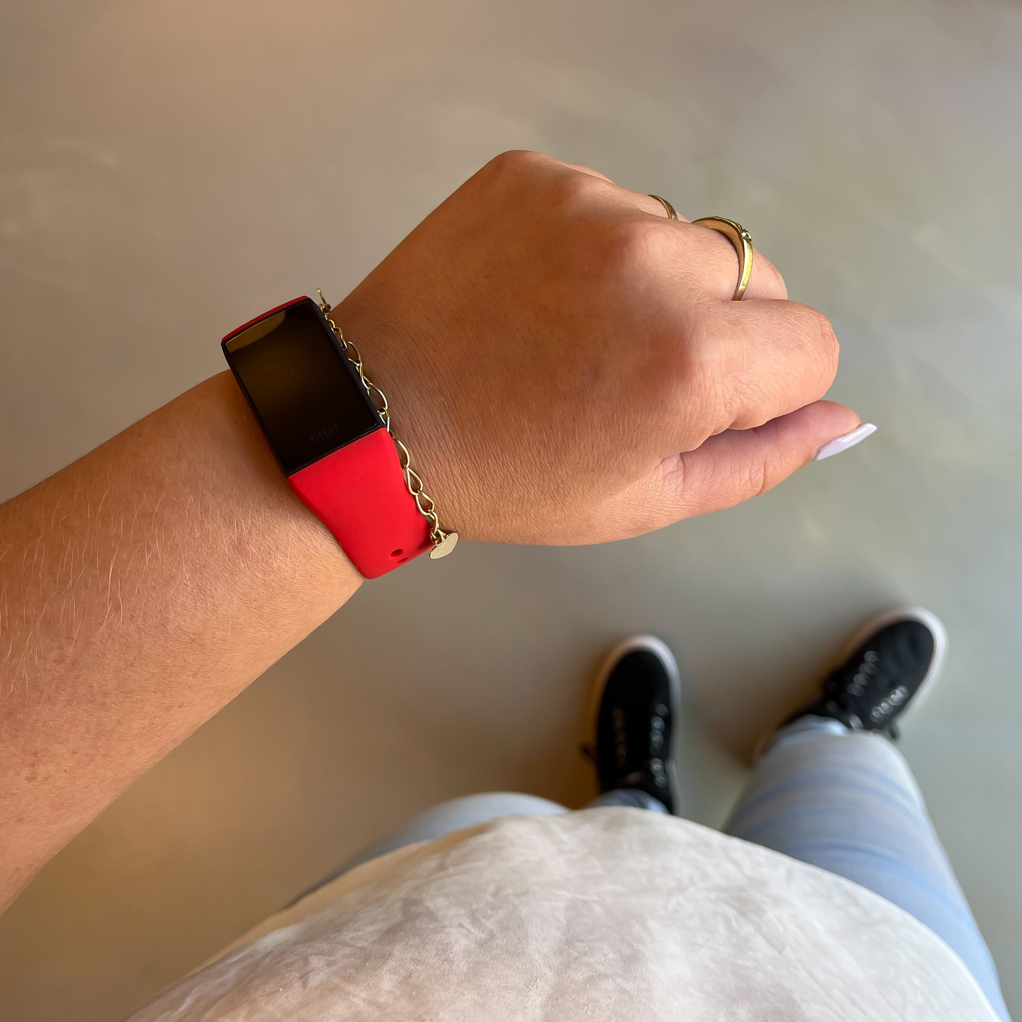 Bracelet sport Fitbit Charge 3 & 4 - rouge