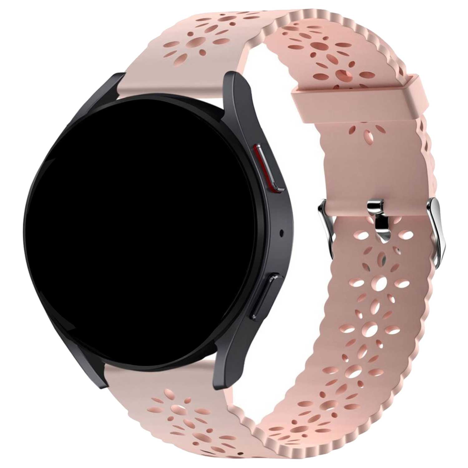Bracelet de silicone brillante Samsung Galaxy Watch 7 - rose