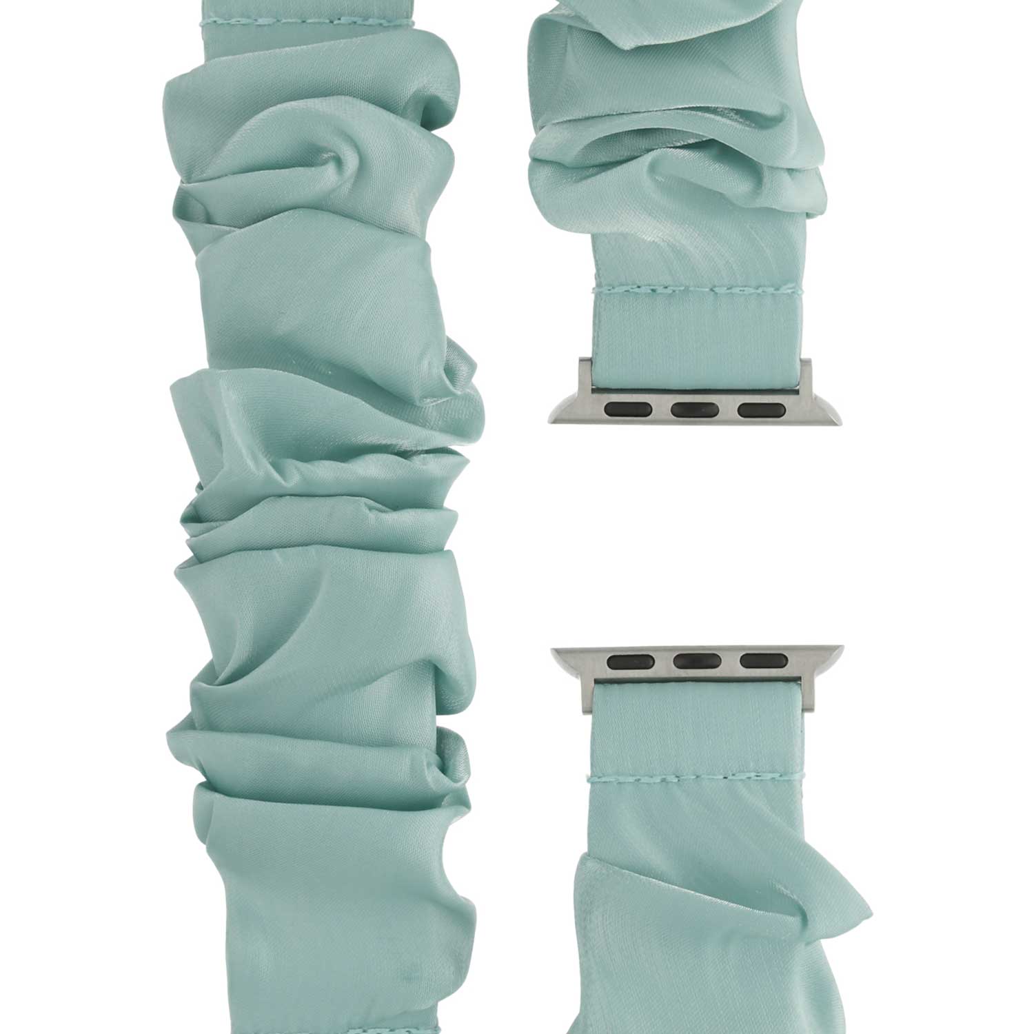 Bracelet nylon Scrunchie Apple Watch - Bleu