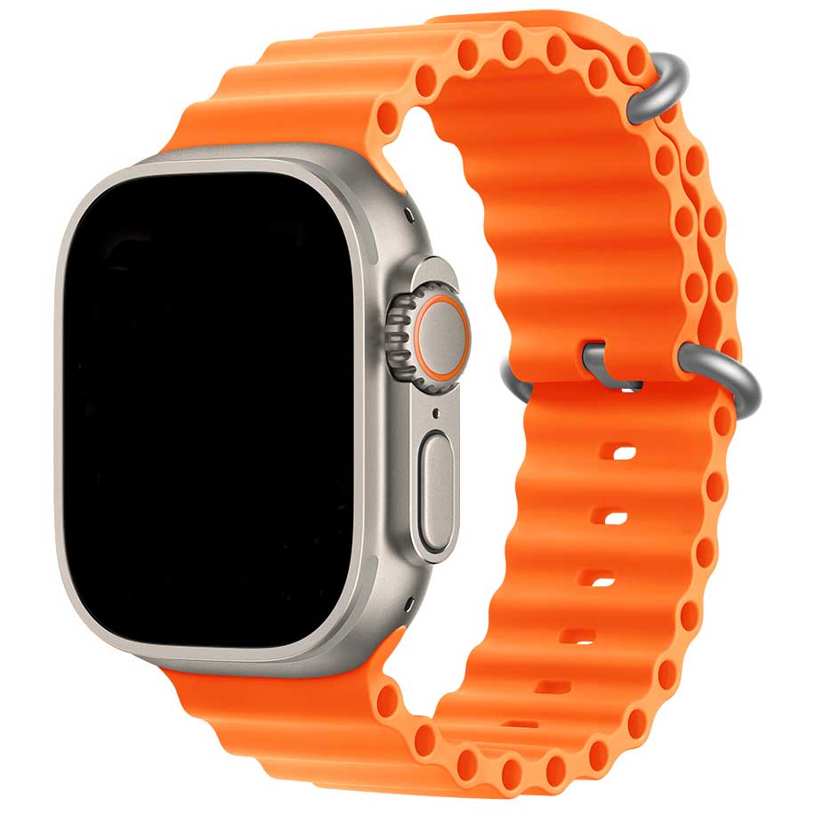 Orange Apple Watch pack avantage - 3x