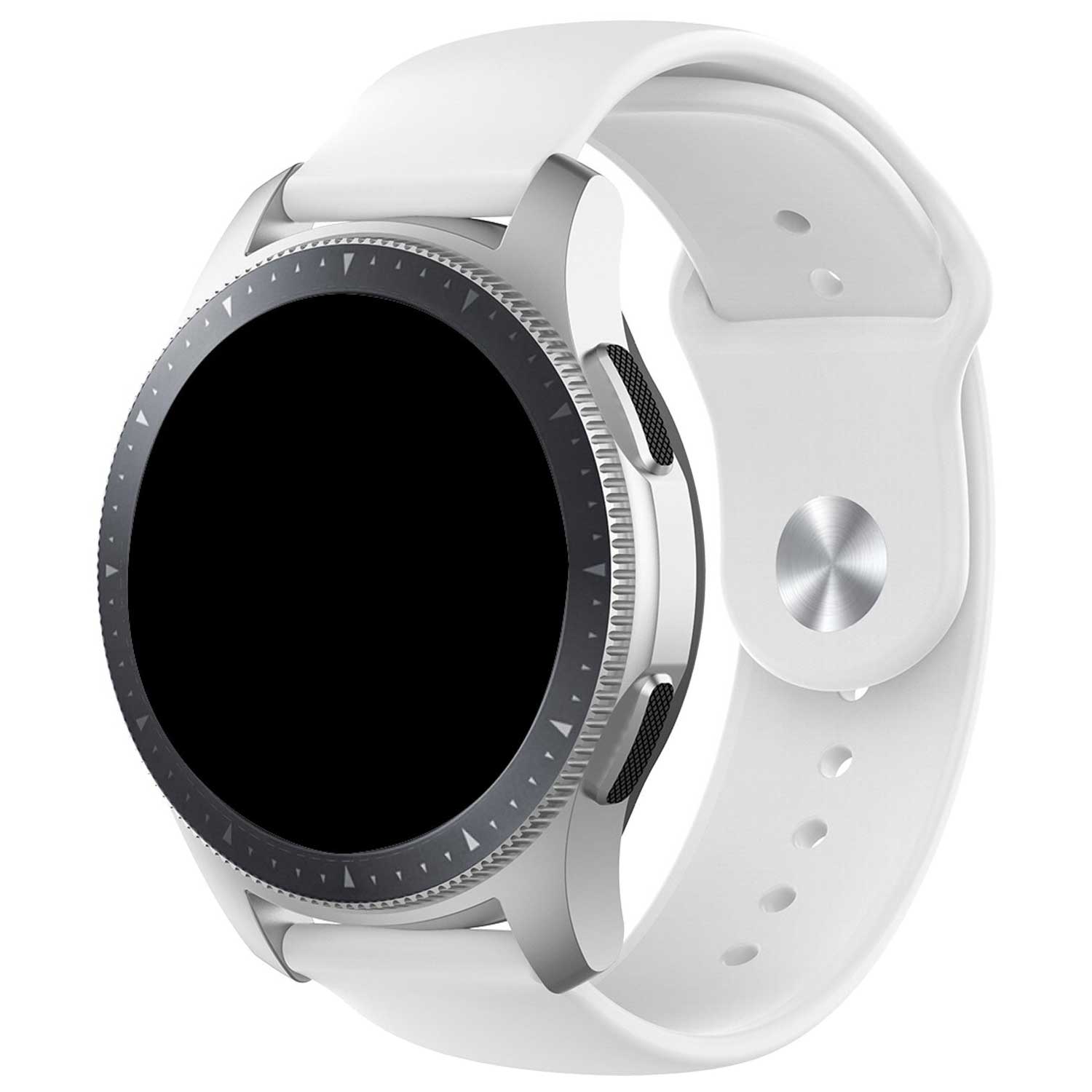 Bracelet de silicone Samsung Galaxy Watch 4 - blanc