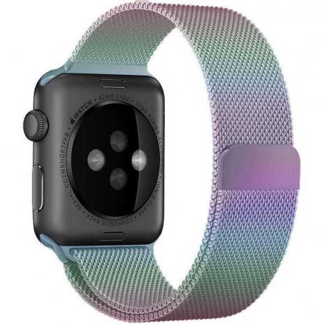 Bracelet milanais Apple Watch - coloré