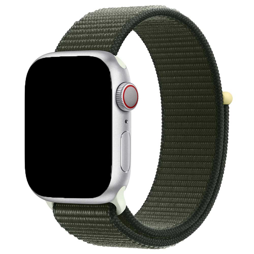 Bracelet boucle sport en nylon Apple Watch - cyprès 