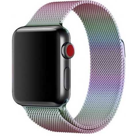 Bracelet milanais Apple Watch - coloré