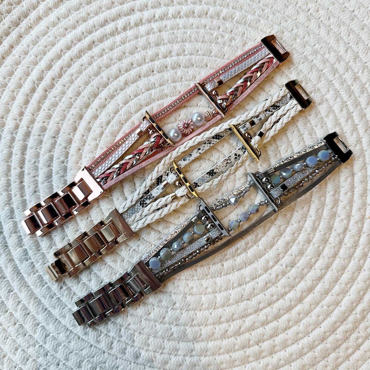 Bracelet à bijoux Apple Watch – Liz rose