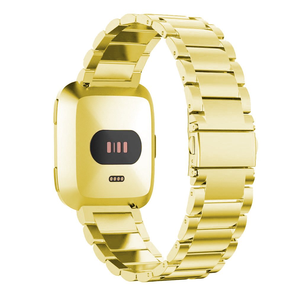 Bracelet acier perles Fitbit Versa - or