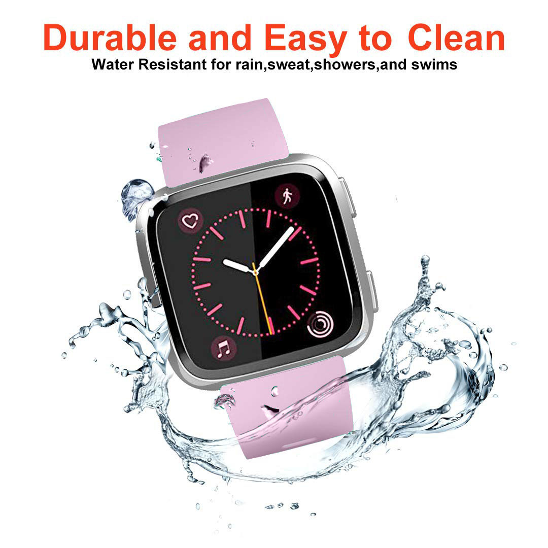 Bracelet sport Fitbit Versa - violet clair