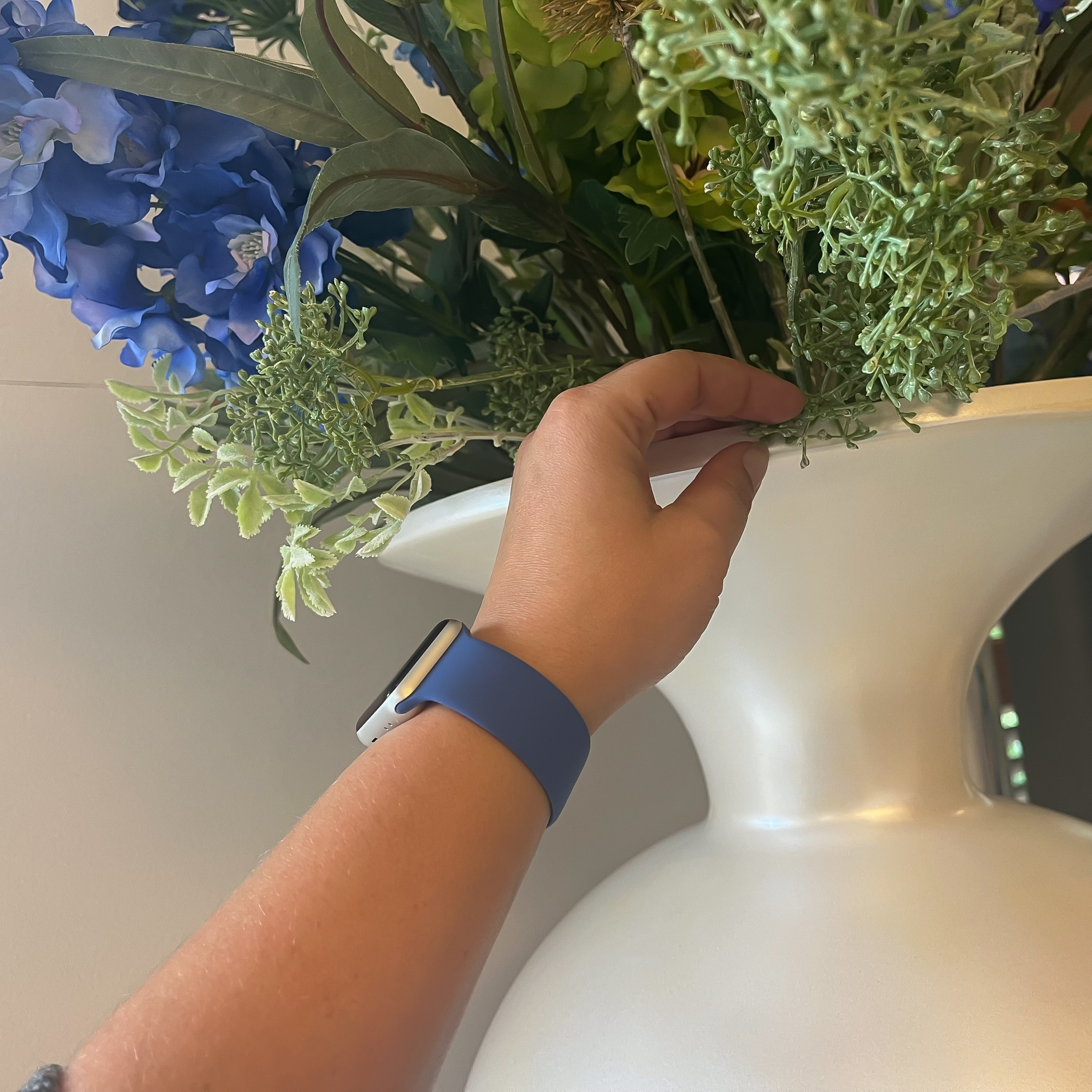 Bracelet sport Boucle unique Apple Watch - bleu tomales