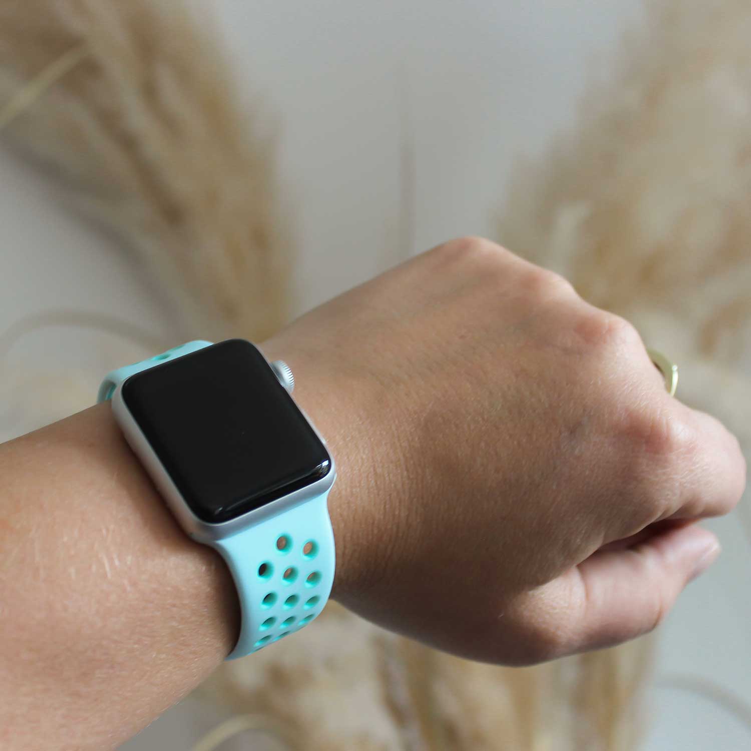 Bracelet sport double Apple Watch - teinte sarcelle tropical twist