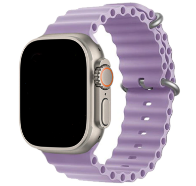 Bracelet sport Océan Apple Watch - violet clair