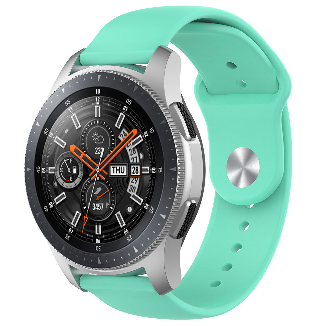Bracelet sport en silicone Samsung Galaxy Watch - bleu tahoe