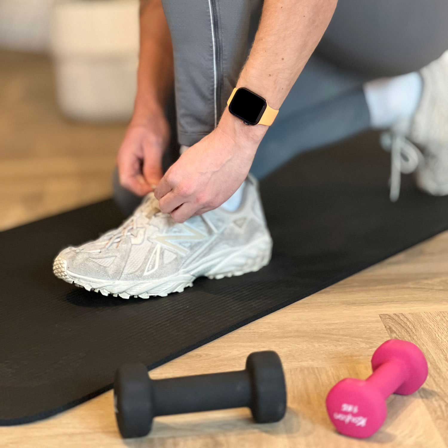 Bracelet sport Apple Watch - bleu doux