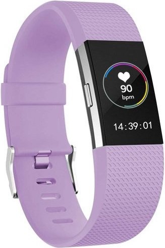 Bracelet sport Fitbit Charge 2 - violet clair