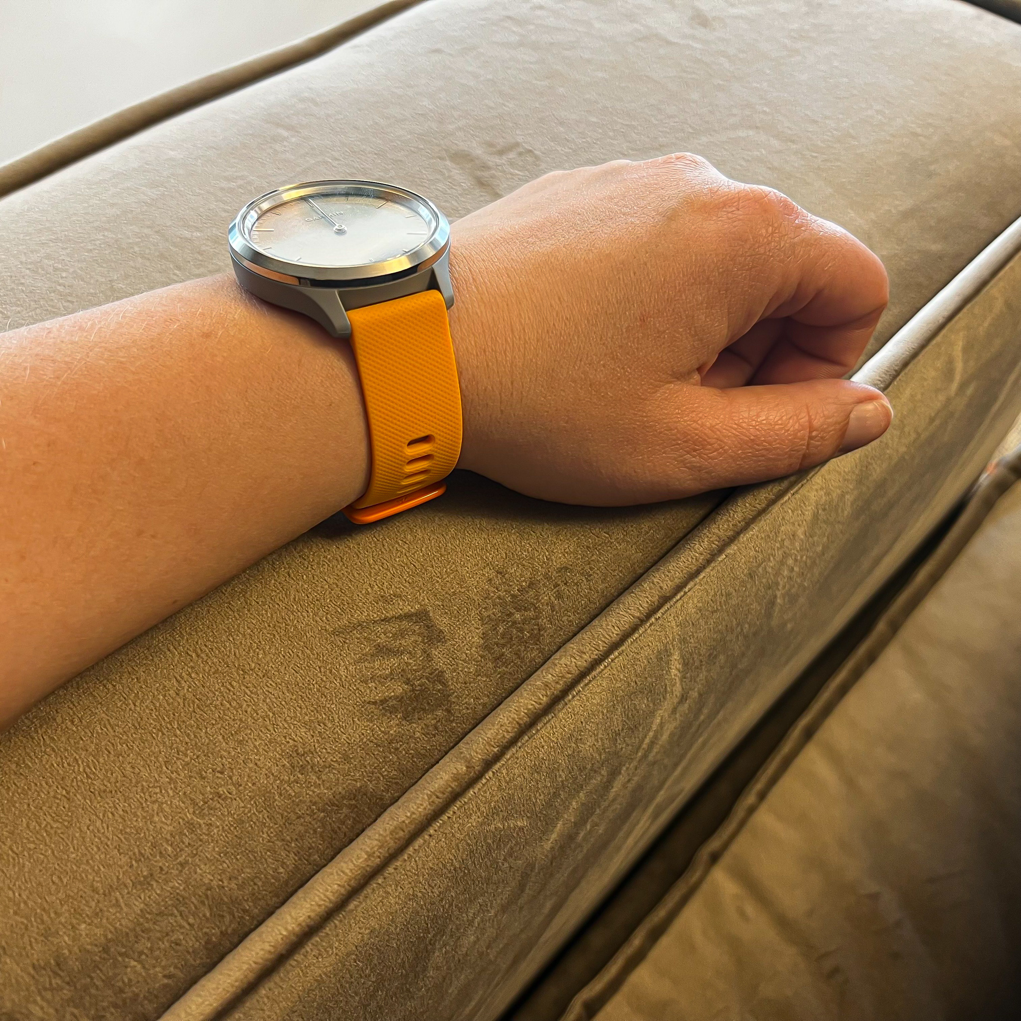 Bracelet sport boucle Garmin Vivoactive / Vivomove - orange