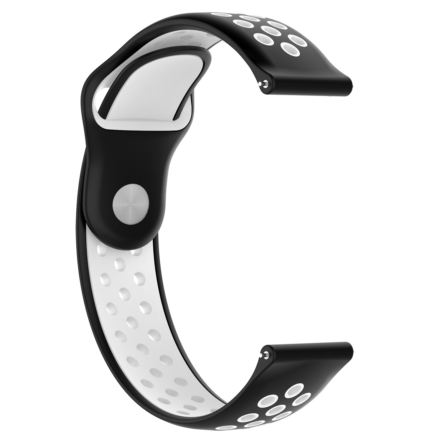 Bracelet sport double Huawei Watch GT - noir blanc