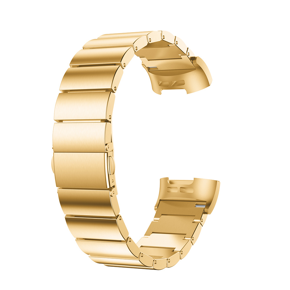 Bracelet acier maillons Fitbit Charge 3 & 4 - or