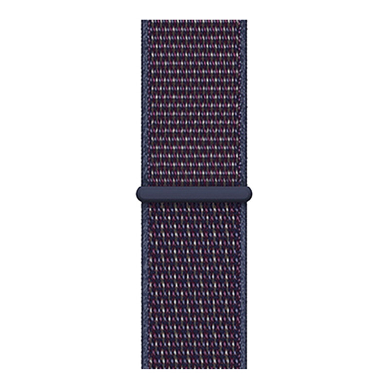 Bracelet boucle sport en nylon Apple Watch sportif - indigo
