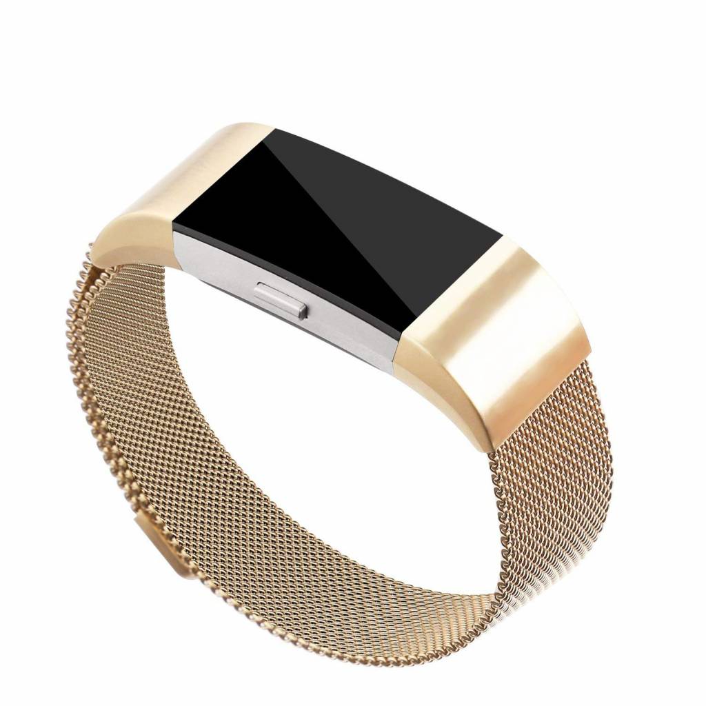 Bracelet milanais Fitbit Charge 2 - or
