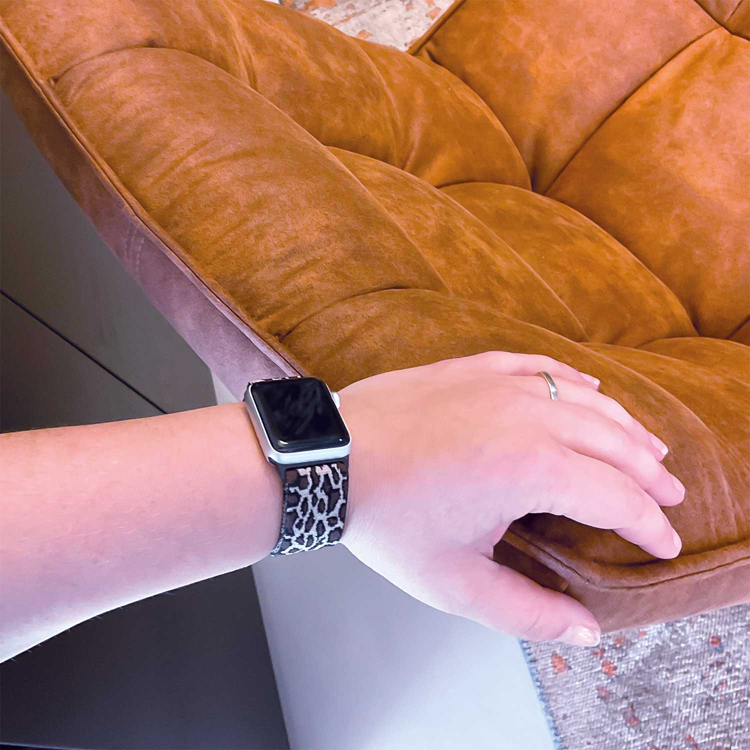 Bracelet nylon solo Apple Watch - léopard