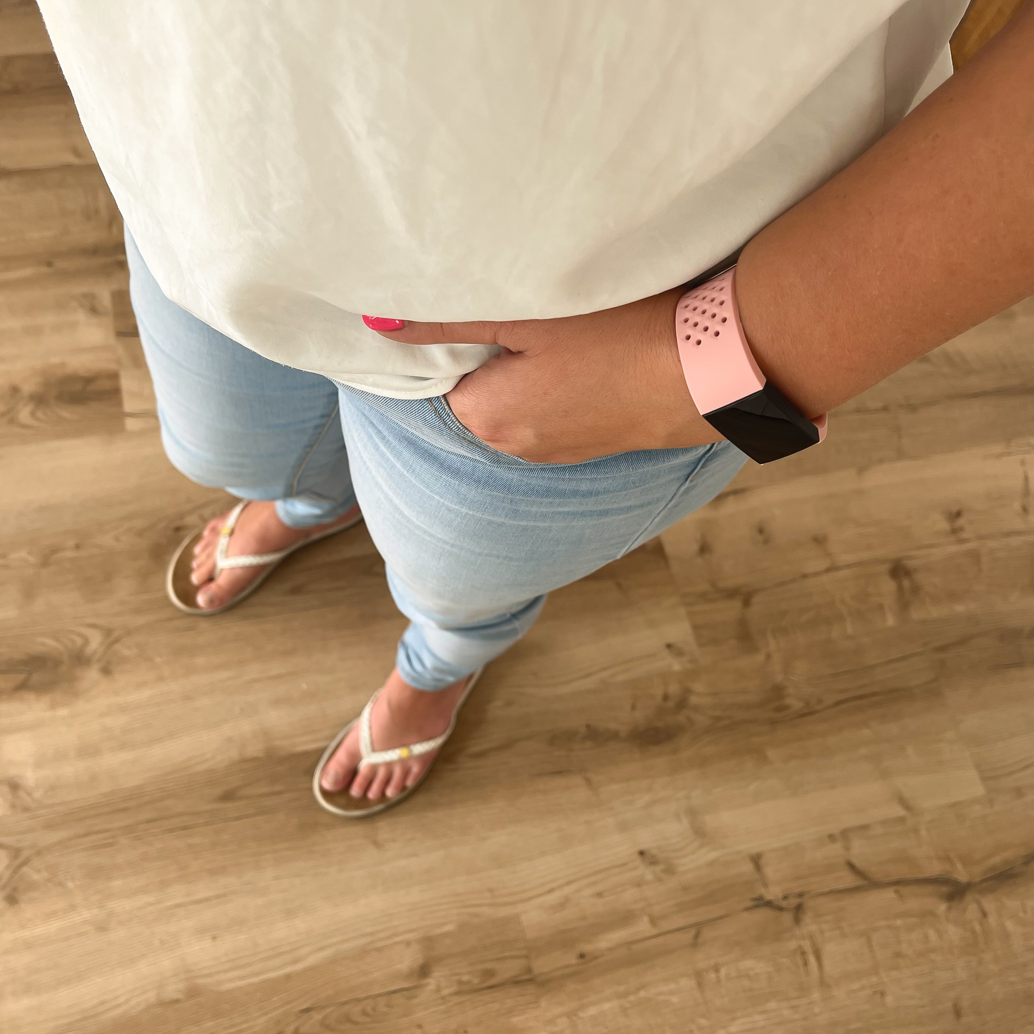 Bracelet sport point Fitbit Charge 3 & 4 - rose