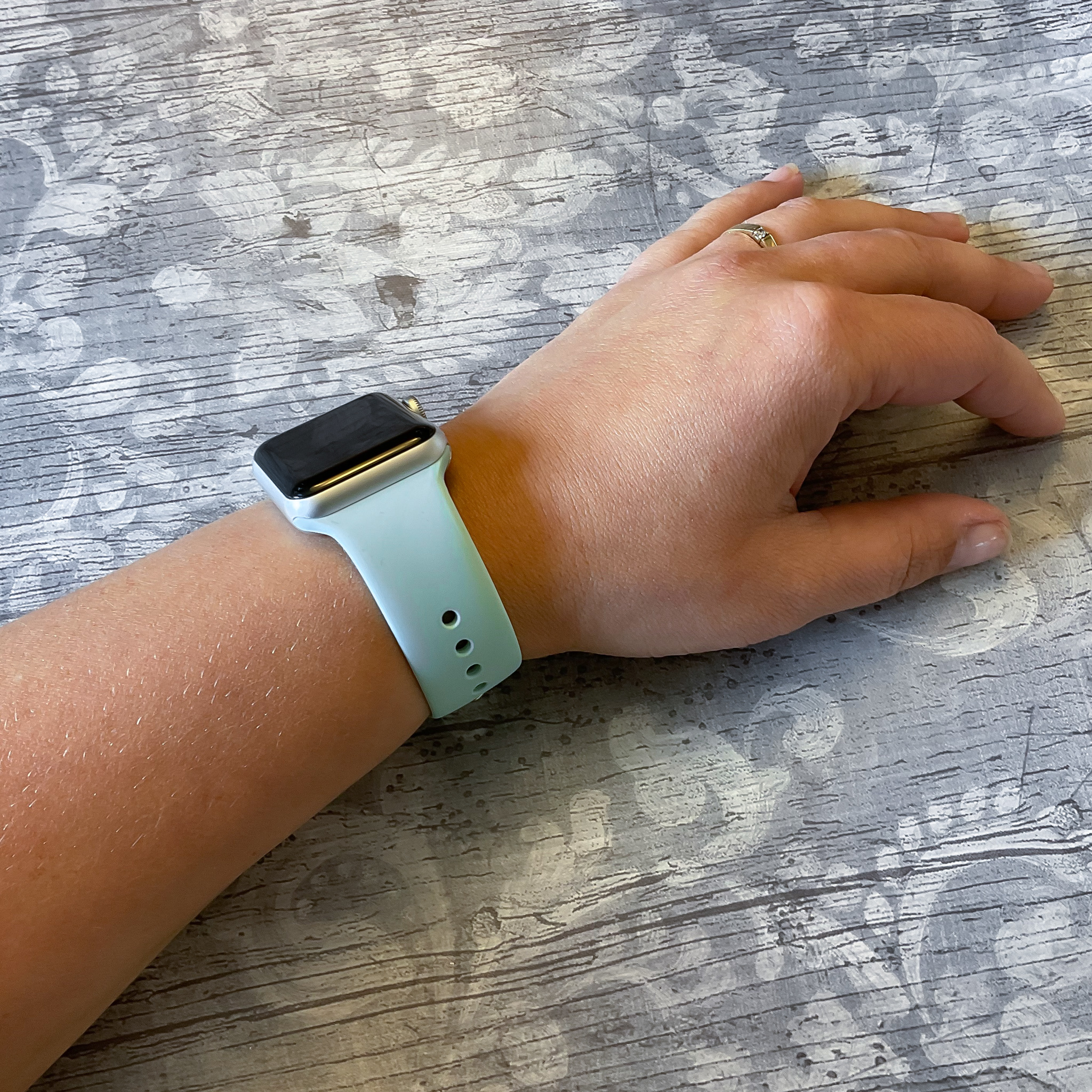 Bracelet sport Apple Watch - mousse de mer