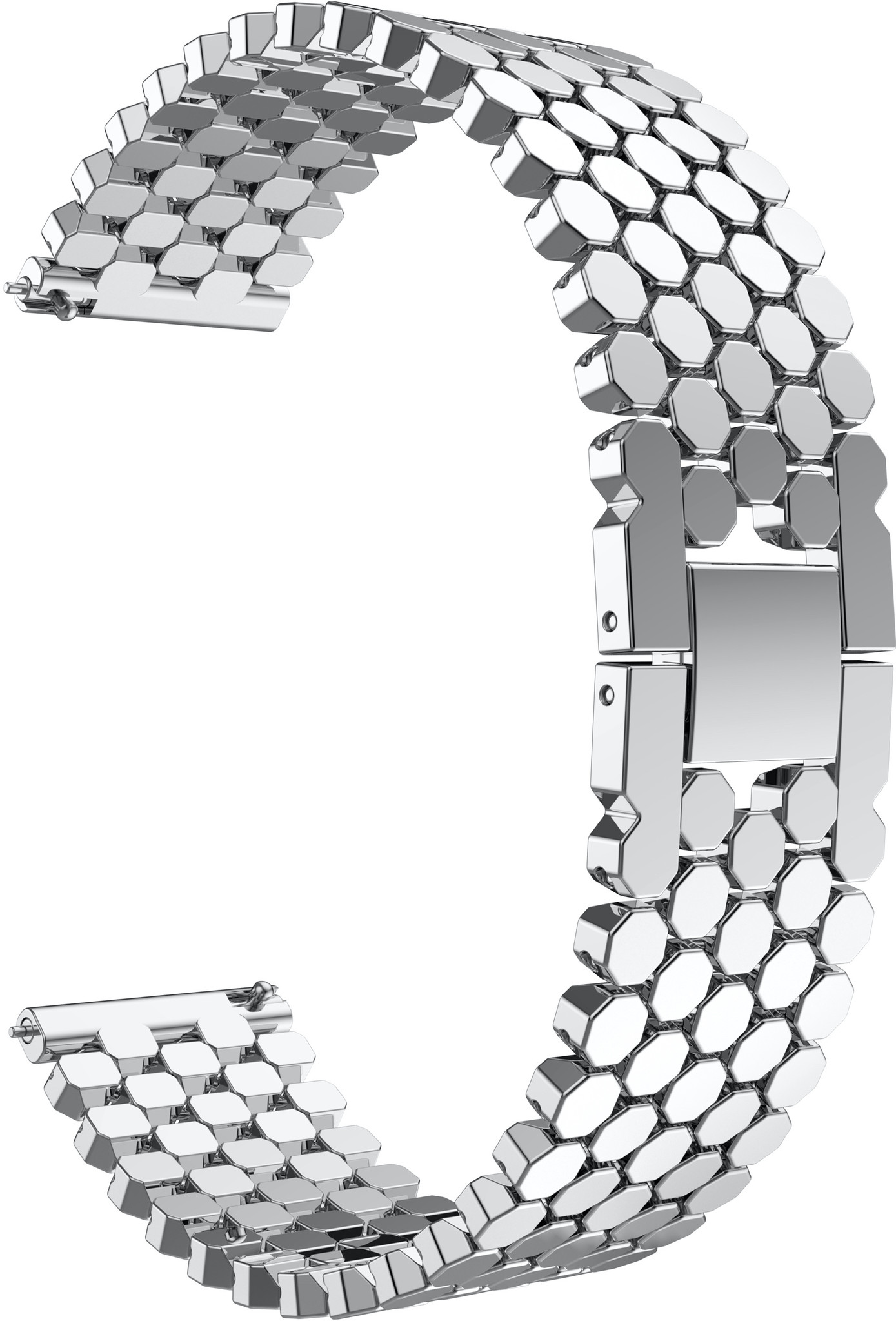 Bracelet acier poisson Samsung Galaxy Watch - argent