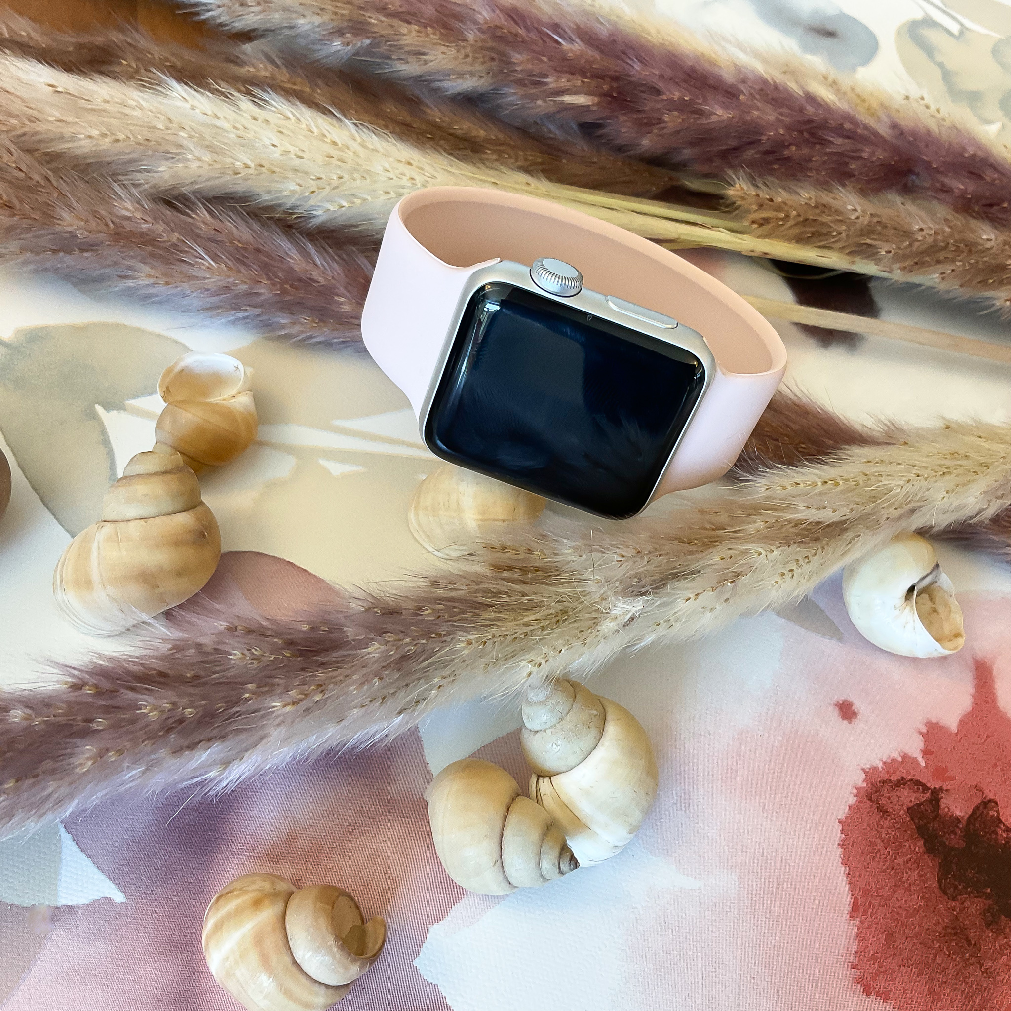 Bracelet sport Boucle unique Apple Watch - sable rose