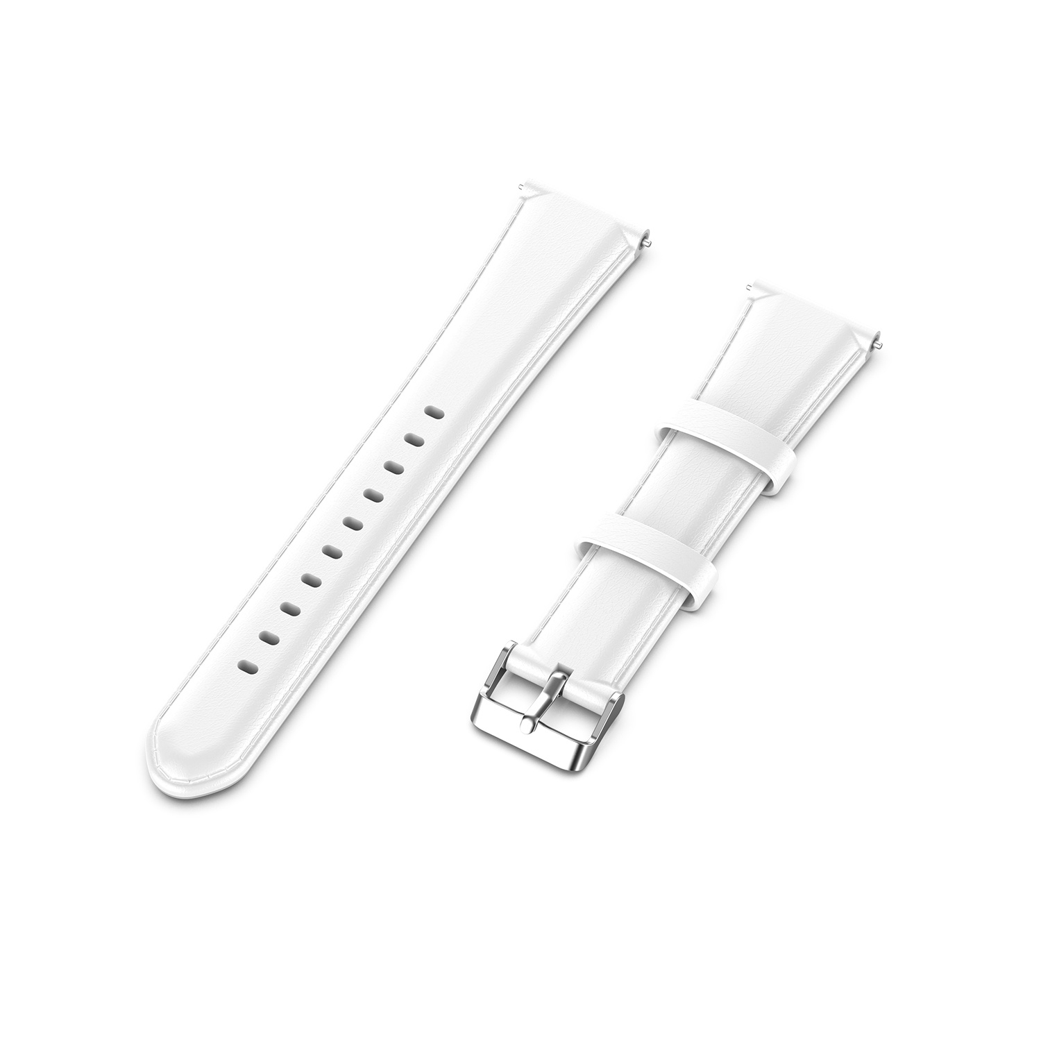 Bracelet en cuir Garmin Vivoactive / Vivomove - blanc