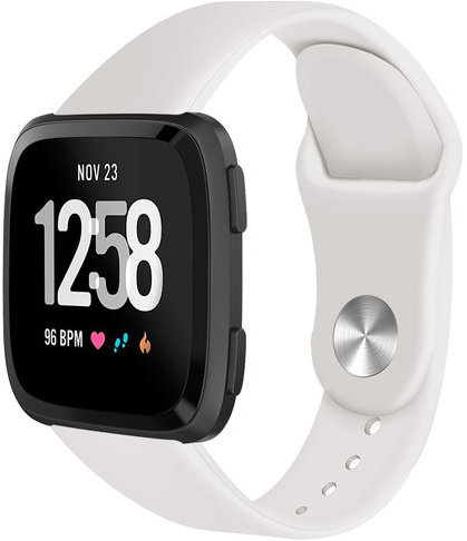 Bracelet sport en silicone Fitbit Versa - abricot